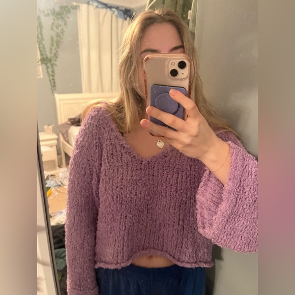 Pink Free People Sweater - Picture 2 of 7